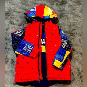 Nautica puffer vest cut and PERFECT condition